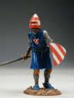 CHEVALIER EN HEAUME BLEU